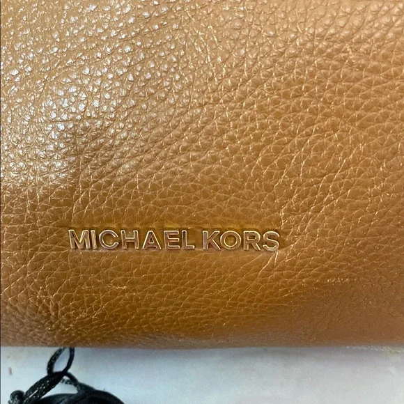 Michael Kors Brown Shoulder Bag with Tassel Detail